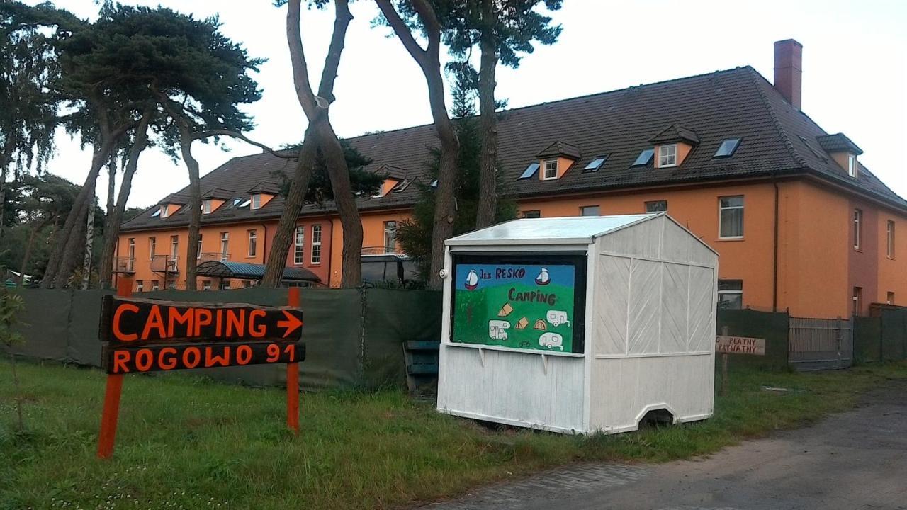 Camping Rogowo Mrzeżyno Eksteriør billede